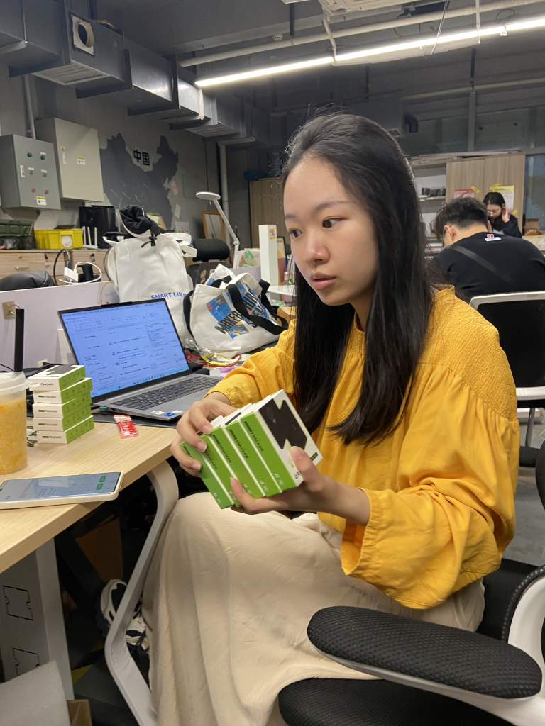 Alison Yang - one of the producing engine of the Maker Faire, providing the radios for the radiogame